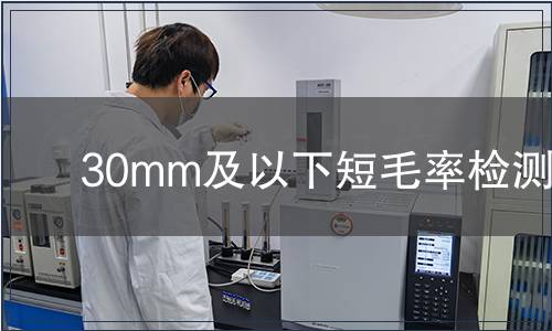 30mm及以下短毛率檢測(cè)
