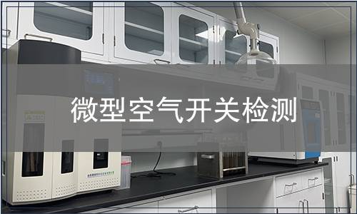 微型空氣開關(guān)檢測(cè)