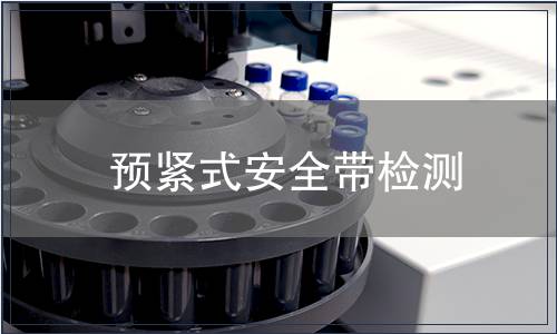 預(yù)緊式安全帶檢測(cè)
