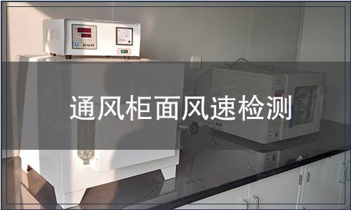 通風柜面風速檢測
