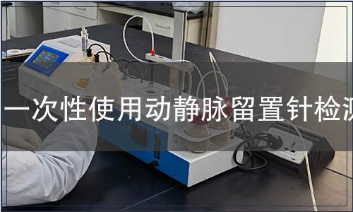 一次性使用動靜脈留置針檢測