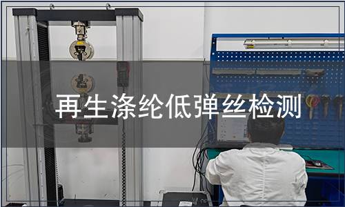 再生滌綸低彈絲檢測(cè)