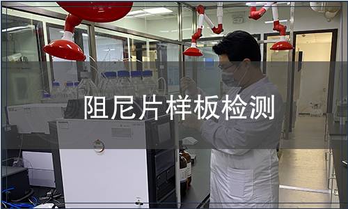 阻尼片樣板檢測