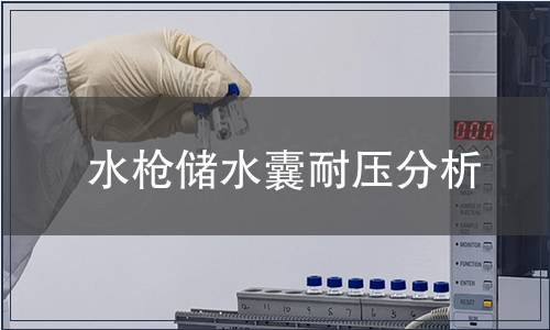 水槍儲(chǔ)水囊耐壓分析