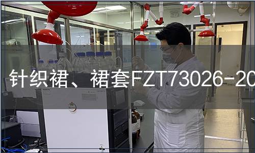 針織裙、裙套FZT73026-2014檢測