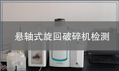 懸軸式旋回破碎機(jī)檢測