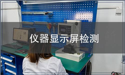 儀器顯示屏檢測