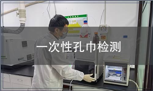 一次性孔巾檢測