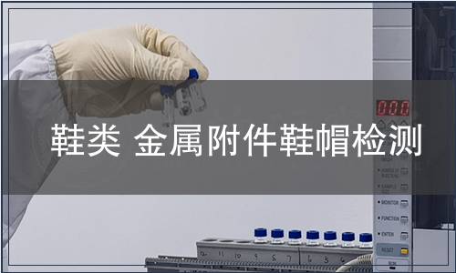 鞋類(lèi) 金屬附件鞋帽檢測(cè)