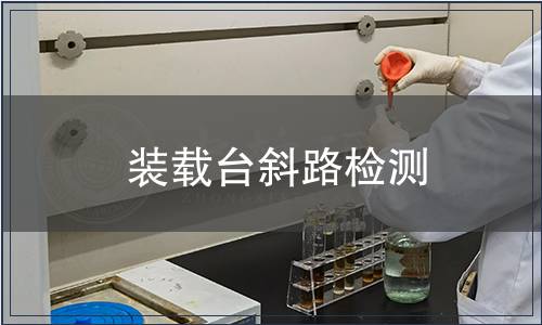 裝載臺斜路檢測