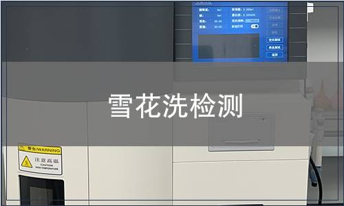 雪花洗檢測