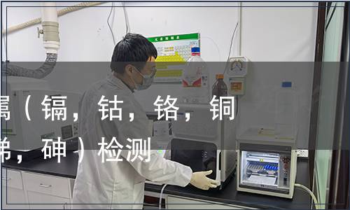 可萃取重金屬（鎘，鈷，鉻，銅，鎳，鉛，銻，砷）檢測