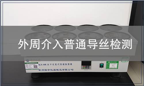 外周介入普通導(dǎo)絲檢測