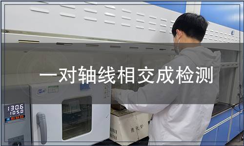 一對(duì)軸線相交成檢測(cè)