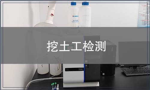 挖土工檢測