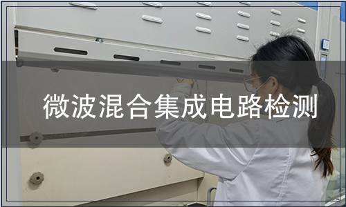 微波混合集成電路檢測(cè)
