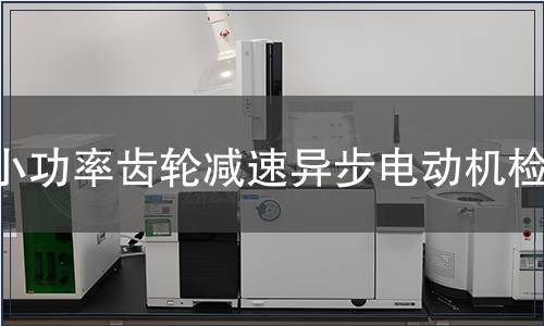 小功率齒輪減速異步電動機檢測