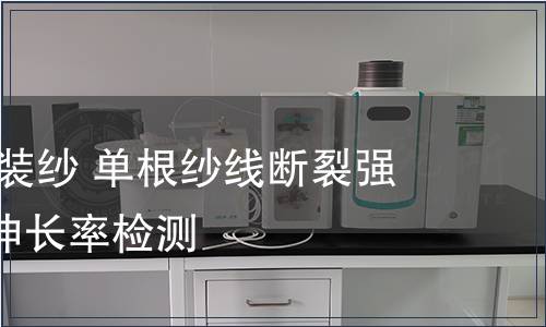 紡織品 卷裝紗 單根紗線斷裂強力和斷裂伸長率檢測